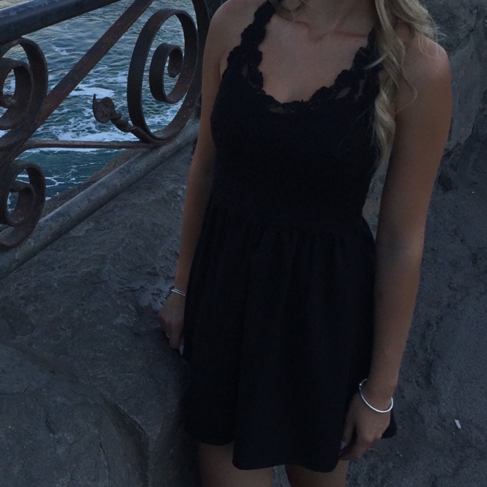 H&M Black Lace Dress